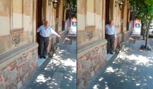 Tenía prisión domiciliaria por delitos de lesa humanidad y fue escrachado en la calle