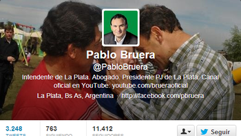 bruera, otra vez en twitter: pidio poner de pie a la plata bruera, otra vez en twitter: pidio poner de pie a la plata