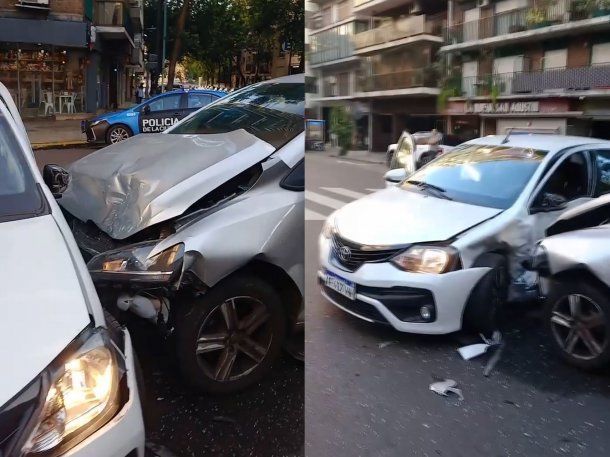 Accidente en Recoleta: un conductor borracho intentó agredir al motocam de C5N