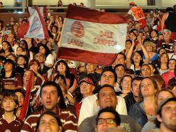 una multitud celebro el centenario del club lanus una multitud celebro el centenario del club lanus