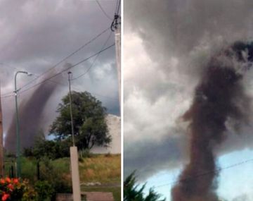 Impactante tornado causó pánico en San Luis