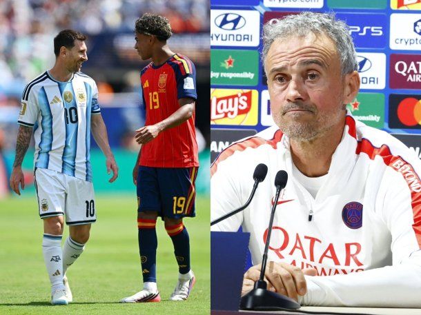 La tajante reflexión de Luis Enrique sobre las comparaciones entre Messi y Lamine Yamal