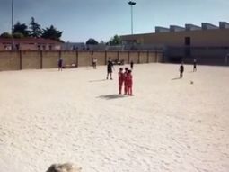 Cristiano Jr. le pegó como los que saben Cristiano Jr. le pegó como los que saben