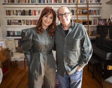 Silvio Rodríguez visitó a Cristina Kirchner.