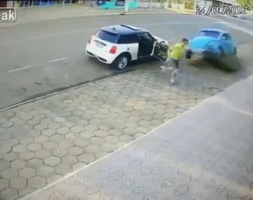 Se salvó de milagro: no fue atropellado