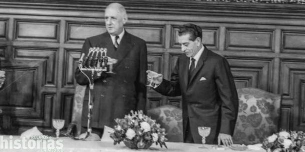 Finaliza en 1964 la visita del presidente francés