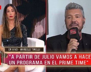 Picante ida y vuelta entre Marcelo Tinelli y Estefi Berardi: El tonito...