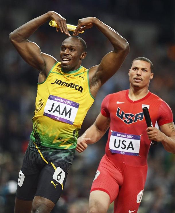 Usain Bolt se despidió de Londres con otro récord y otro oro