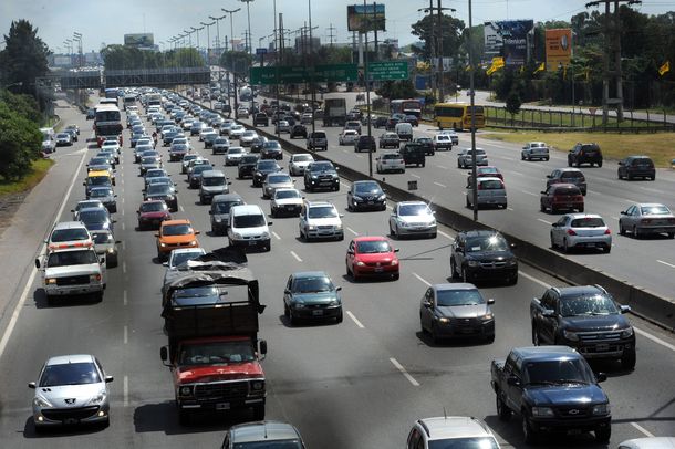 Panamericana: por un choque hubo una gran congestión