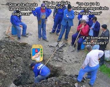 Acuerdo con el FMI: el meme del día que vuela por WhatsApp