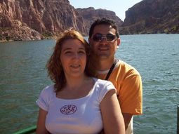 Alejandra Polizzi junto a Gustavo Javier Flores Alejandra Polizzi junto a Gustavo Javier Flores