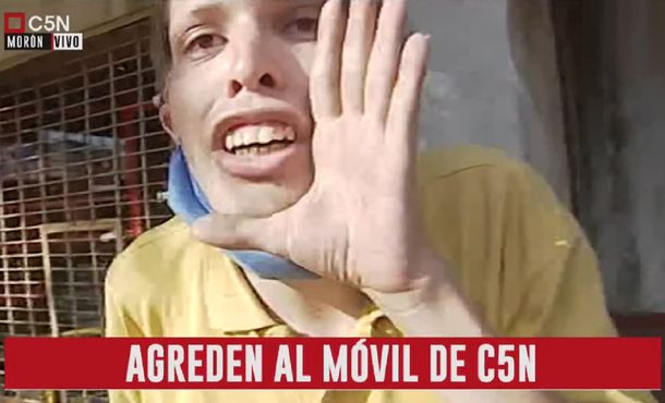 Agredieron al móvil de C5N