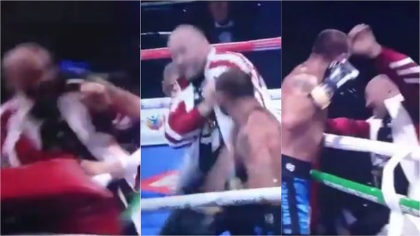 El boxeador Livan Shonia perdió y le pegó a su entrenador