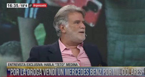 Teto Medina vendió un Mercedes Benz por mil dólares