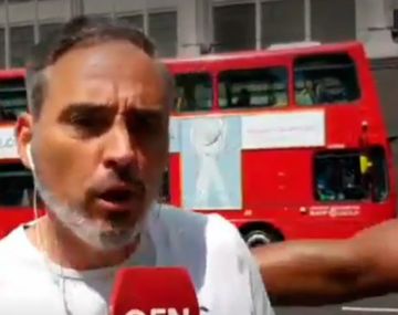 Agredieron al periodista Danny Miche en vivo durante un móvil con C5N