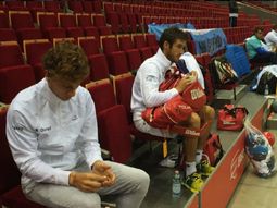 copa davis: con equipo completo, argentina ya entrena en suelo polaco copa davis: con equipo completo, argentina ya entrena en suelo polaco