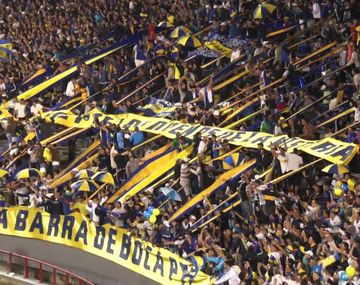 Hinchas de Boca en Mar del Plata