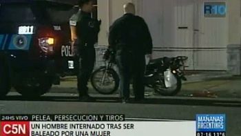 pelea, persecucion y tiros en constitucion: un herido pelea, persecucion y tiros en constitucion: un herido