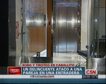 Entradera violenta en Caballito: un herido producto de un balazo