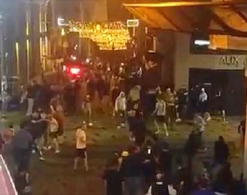 Video: batalla campal entre hinchas de Galatasaray y Bayern Munich