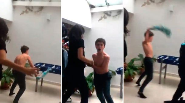 El hijo de Emmanuel Horvilleur y Celeste Cid explotó gritando un gol de Vélez