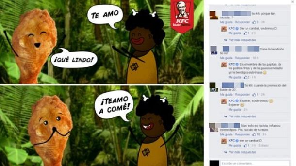 El mensaje racista de una cadena de comida rápida que generó repudio en Facebook