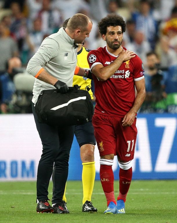 Salah se fue lesionado