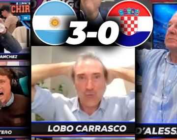 ¡Volvió Maradona!: la reacción de El Chiringuito en el tercer gol de Argentina