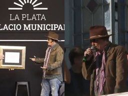 Johnny Depp en La Plata. Johnny Depp en La Plata.