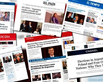 Así reflejaron los medios del mundo la asunción