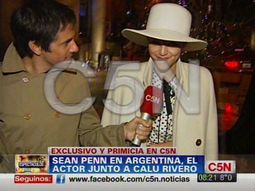 calu rivero y sean penn cenaron juntos en buenos aires calu rivero y sean penn cenaron juntos en buenos aires