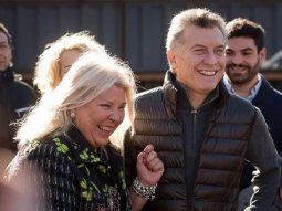 Elisa Carrió y Mauricio Macri