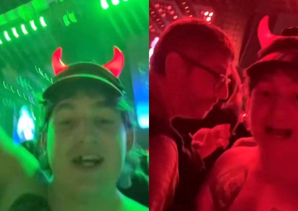Dillom fue a ver a AC/DC y casi termina a las piñas con un fan: qué pasó