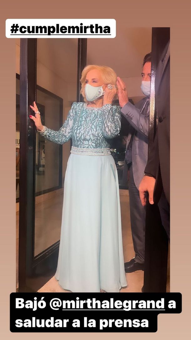 Cumpleaños de Mirtha Legrand - Instagram de Pilar Smith (@pilusmith)