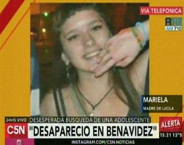 Benavídez: fue a tomar el colectivo y nunca más regresó a su casa