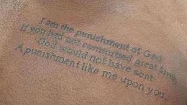Mario Balotelli y un tatuaje con una polémica frase