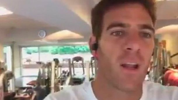 El video que Del Potro envió en abril por WhatsApp a sus amigos: pedía volver a ser feliz dentro de una cancha
