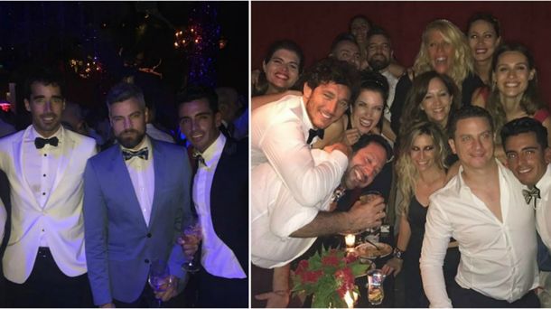 Pampita y Pico en la misma fiesta que Nacho Viale