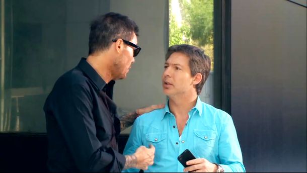 El divertido cruce entre Tinelli y Adrián Suar en ¿la ficción?