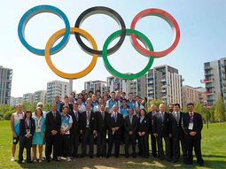La delegación argentina La delegación argentina
