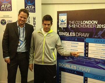 Del Potro ya conoce a sus rivales para el Masters