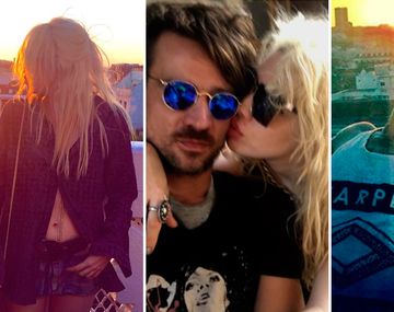 La primera selfie romántica de Militta Bora y Chano Charpentier