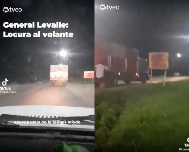 Terror en una ruta de Córdoba: los chocó un camionero a propósito y se trepó al acoplado mientras se fugaba