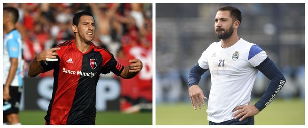 Maxi Rodríguez y Fabián Rinaudo