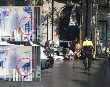 VIDEO: El momento del ataque terrorista en Barcelona