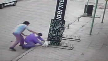 video: asi golpeo el padre de un alumno a un preceptor en plena calle video: asi golpeo el padre de un alumno a un preceptor en plena calle