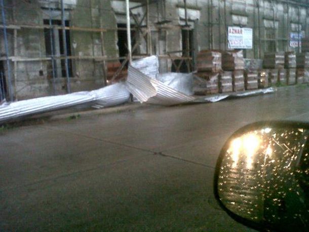 Fue la cola de un tornado lo que azotó a Bragado