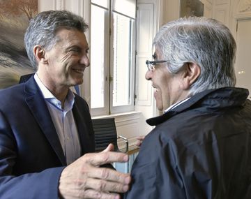 Macri y Moyano