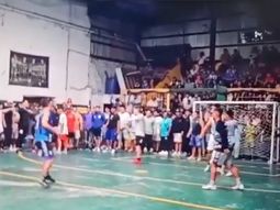 el video del inicio de la batalla campal y el tiroteo que protagonizo el perrito barrios en dock sud