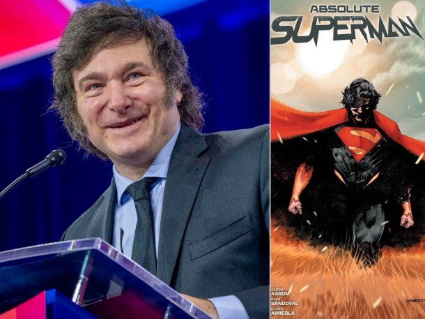 Javier Milei se comparó con Superman y en las redes lo destrozaron